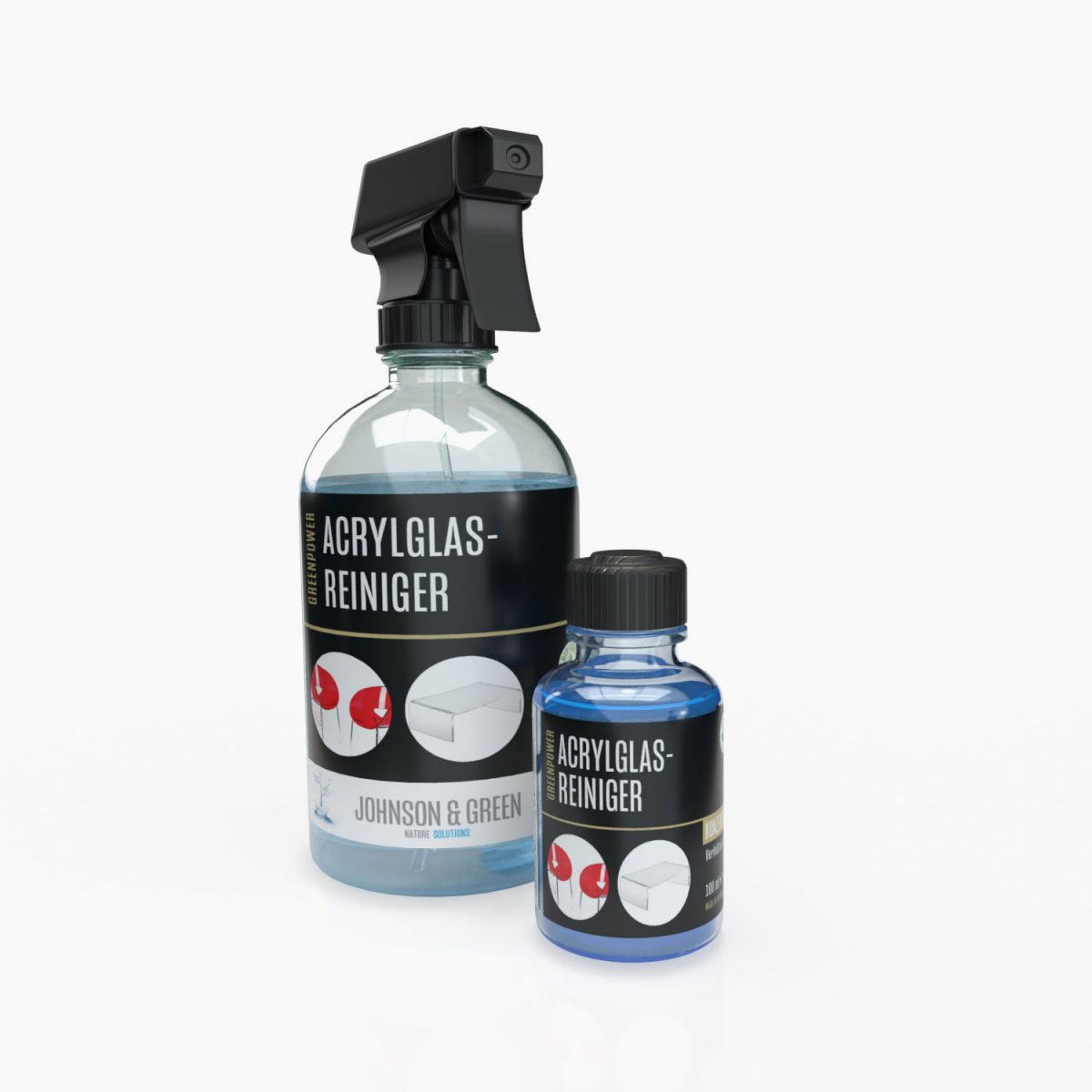 Greenpower Acrylglasreiniger Vorteilspack für bis zu 3 Liter – Bild 2