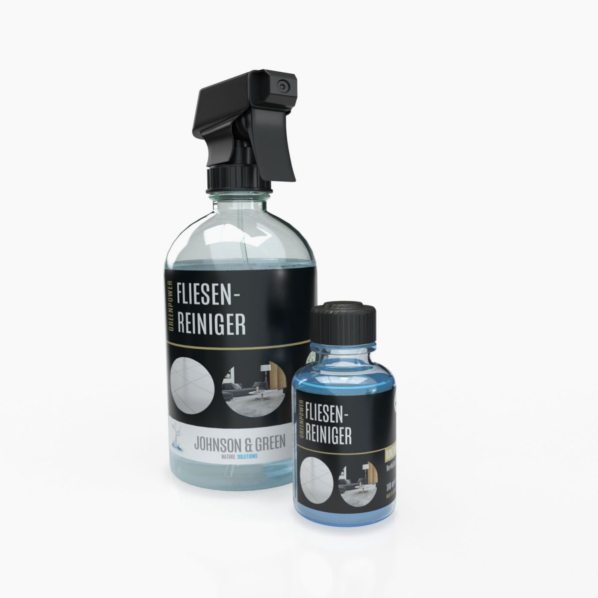 Greenpower Fliesenreiniger Vorteilspack für bis zu 3 Liter – Bild 2