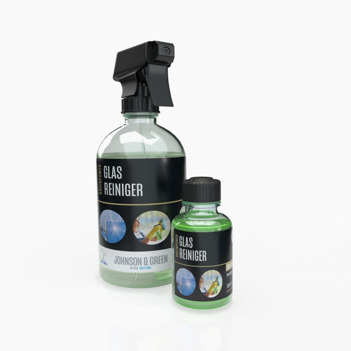 Greenpower Glasreiniger Vorteilspack für bis zu 3 Liter – Bild 2