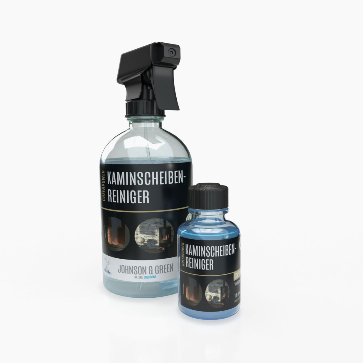 Greenpower Kaminscheibenreiniger Vorteilspack für bis zu 3 Liter – Bild 2