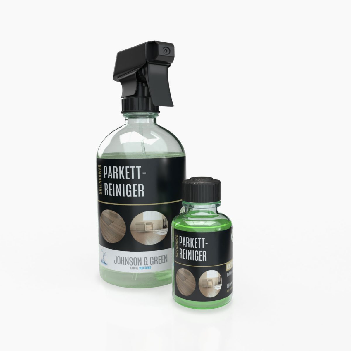 Greenpower Parkettreiniger Vorteilspack für bis zu 3 Liter – Bild 2