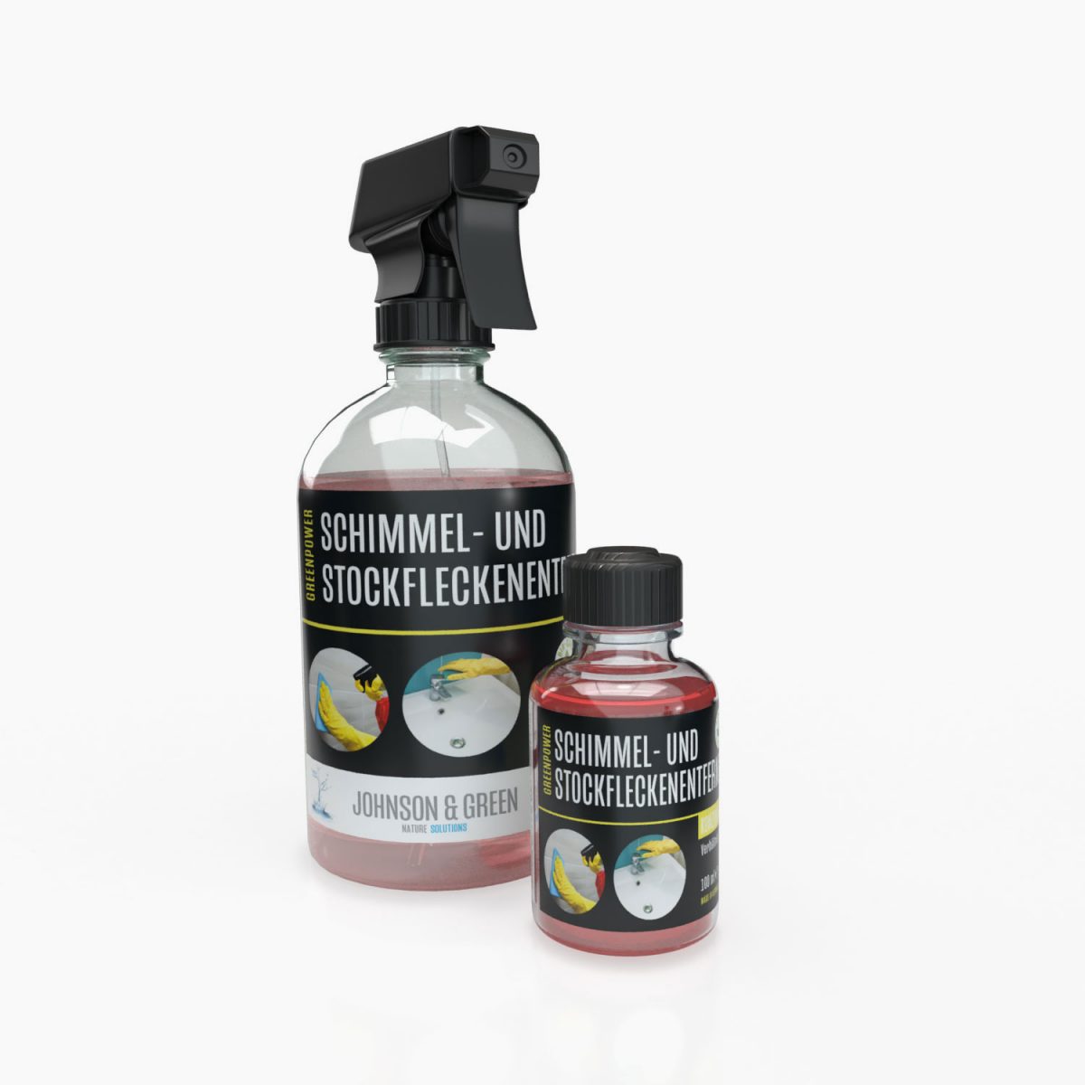 Greenpower Schimmel- und Stockfleckenentferner Vorteilspack für bis zu 3 Liter – Bild 2