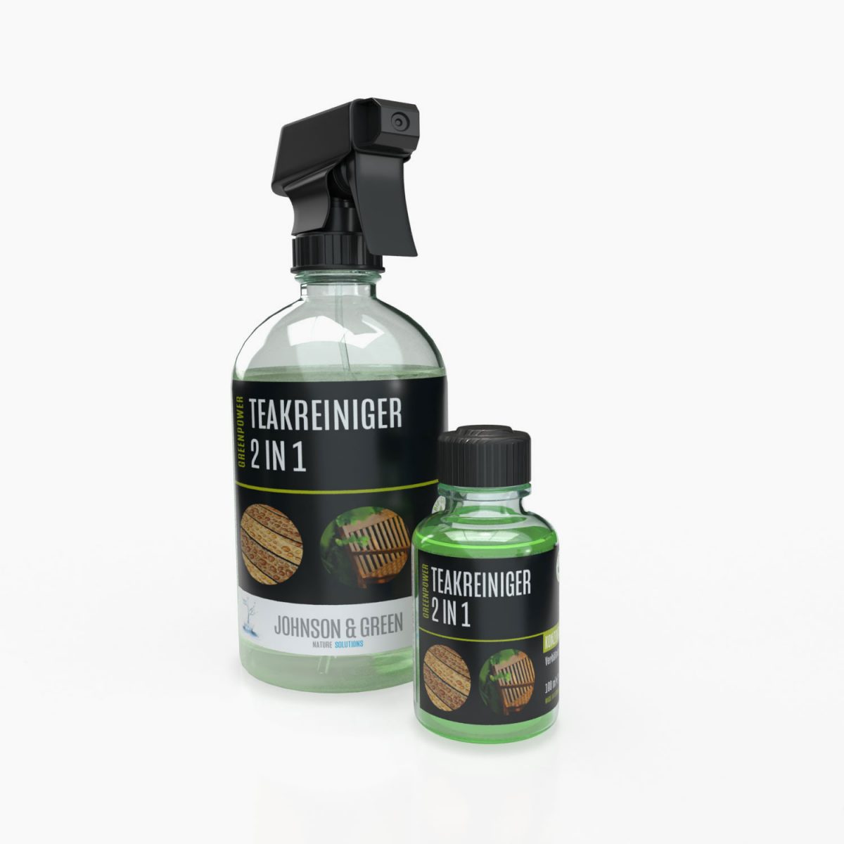 Greenpower Teakreiniger 2 in 1 Vorteilspack für bis zu 3 Liter – Bild 4